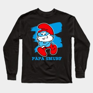 papa smurf Long Sleeve T-Shirt